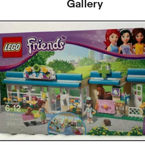 Lego Other - Lego Friends Heartlake Vet 3188 w/ instructions #3186 Horse Trailer, Jeep